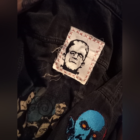 Rage Against the Sewing Machine custom OOAK works-in-progress! Like 2 follow! - Picture 3 of 16